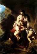 Delacroix Auguste Medea about to Kill her Children china oil painting artist
